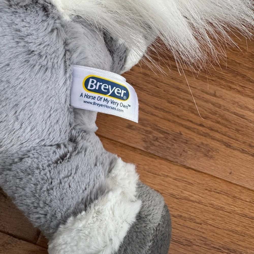 Breyer Bridle Buddies Grey Aurora 11” Plush Horse